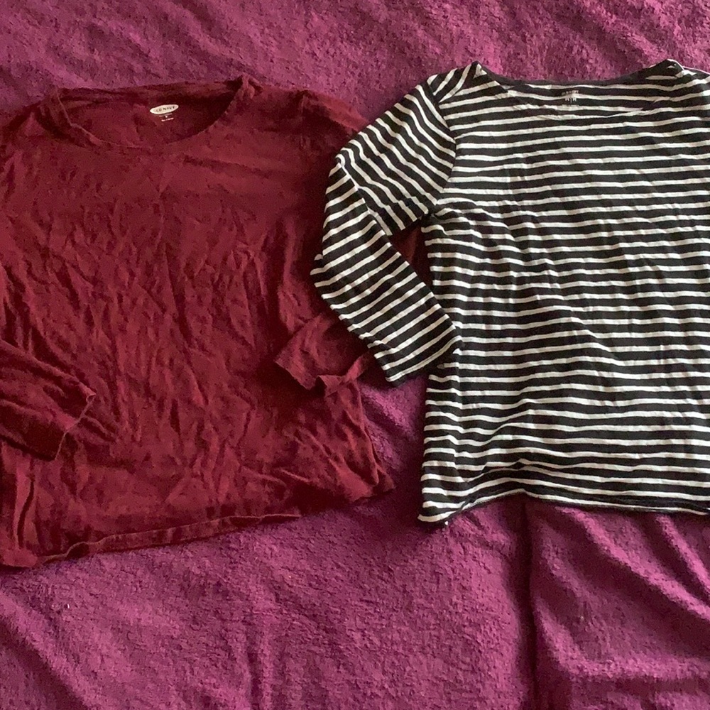 Two medium Old Navy tops